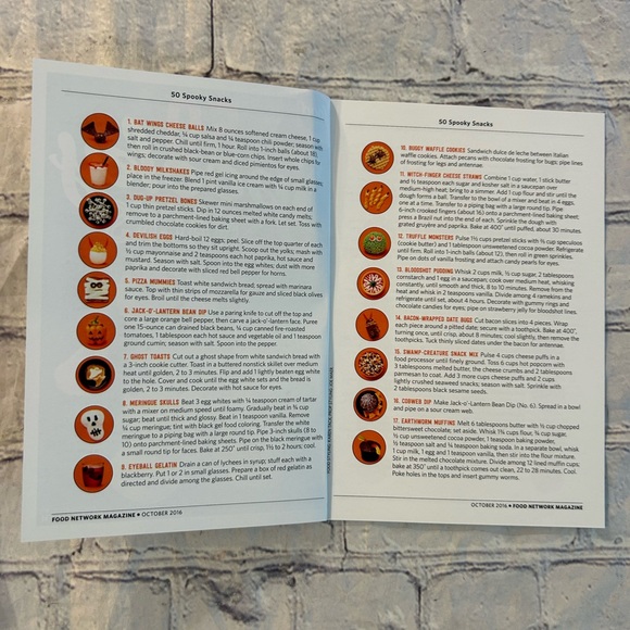 FOOD NETWORK MAGAZINE FROM(2015-2017) SMALL PAPERBACK RECIPES BOOKS (31) - Picture 3 of 7